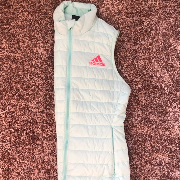 Adidas Mint Green Puffy Tennis Vest (US Women’s Size S) - Picture 4 of 7